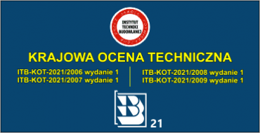 Jakość potwierdzona przez ITB